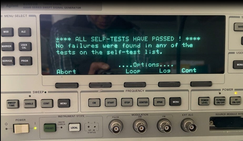 HP Agilent 83650B 10MHz-50GHz Synthesized Sweep Signal Generator Opt. 001 _0863