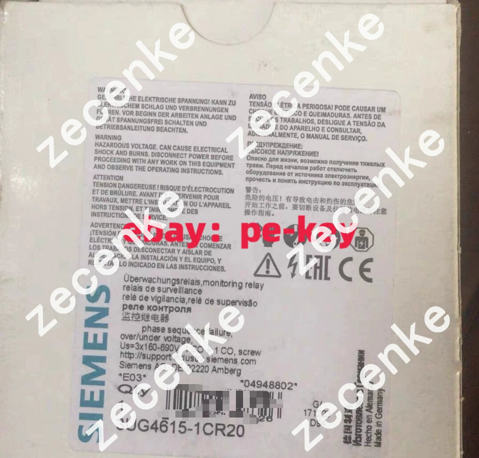 Siemens 3UG4615-1CR20 Relay Module - NEW Sealed