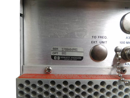 HP 8672A Synthesized Signal Generator - High-Quality Signal Generation