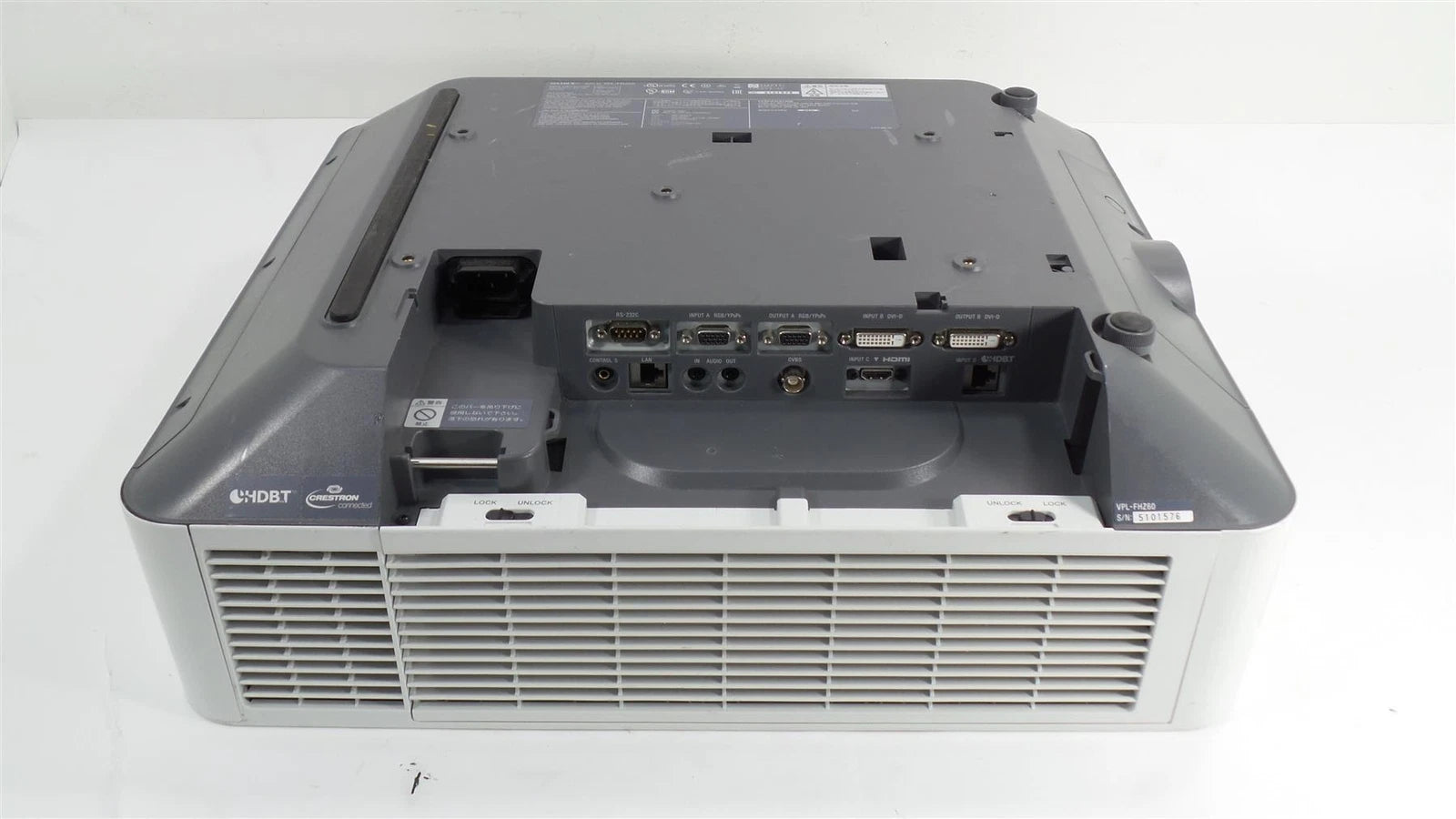 Sony VPL-FHZ60 WUXGA Laser Light Source Projector - Light Timer : 1250 Hours