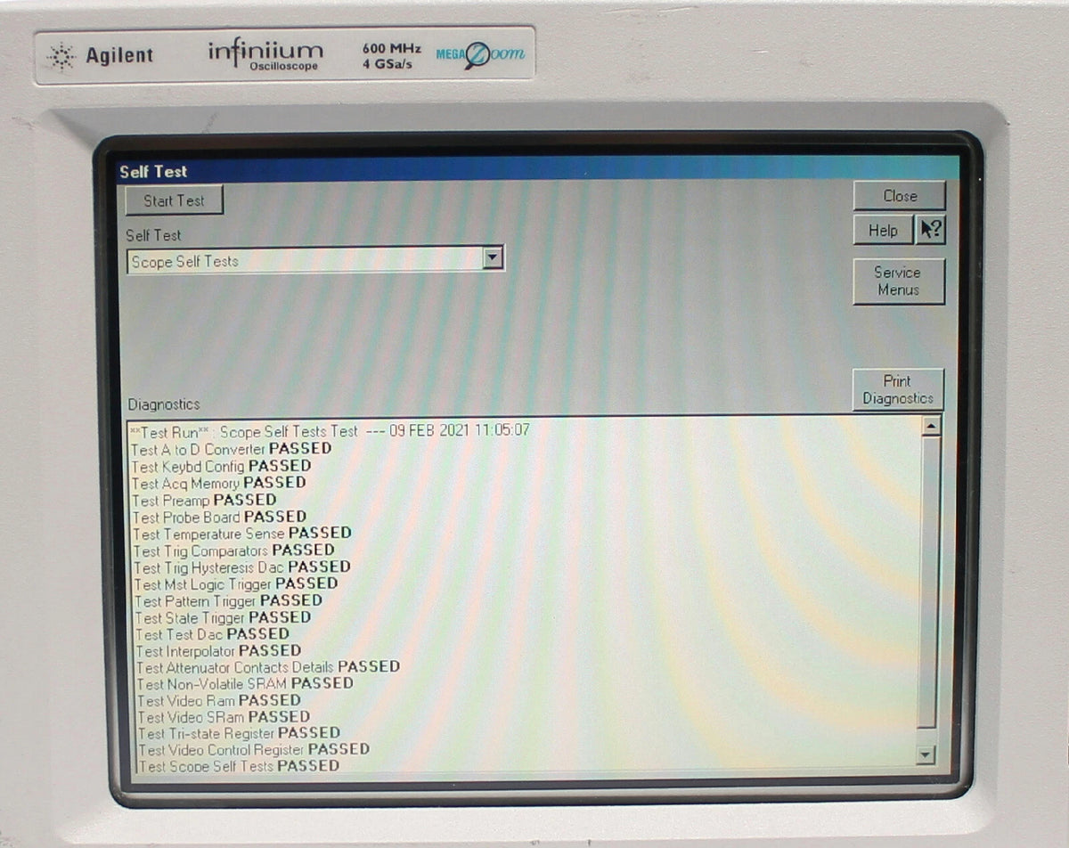 Agilent Infiniium 54831M 54831B 4CH 600Mhz 4GSa/s Digital Oscilloscope