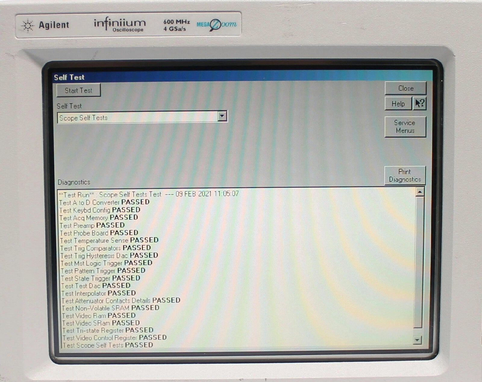 Agilent Infiniium 54831M 54831B 4CH 600Mhz 4GSa/s Digital Oscilloscope
