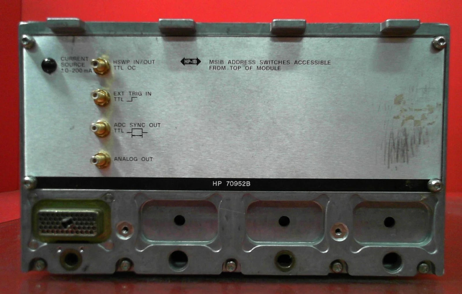 HP/Agilent 70952B 3727A00563 Optical Spectrum Analyzer Module 600 to 1700nm