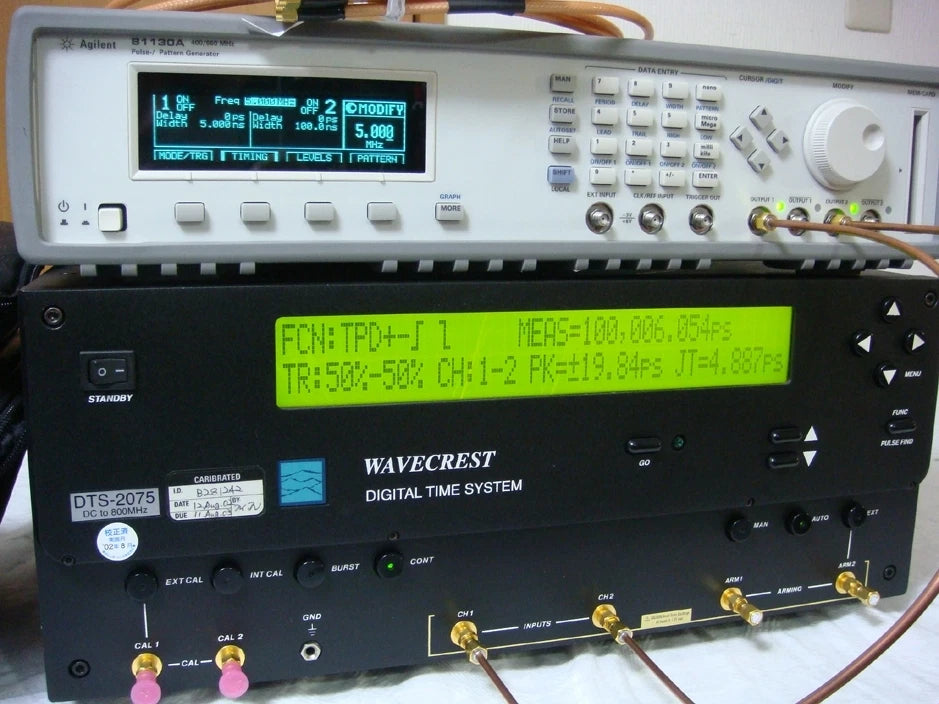 WAVECREST DTS-2075 acc10ps res1fs 800MHz Digital Time System