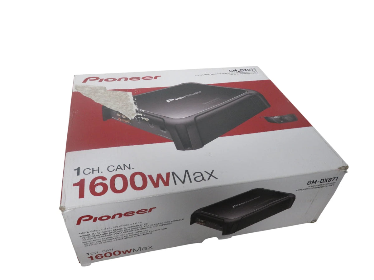 Pioneer GM-DX871 Class D Mono Amplifier 1600w - Free shipping
