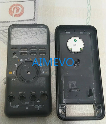 Replacement Front and Back Shell Compatible with Fluke 87V Multimeter - Top and Bottom Cover Included