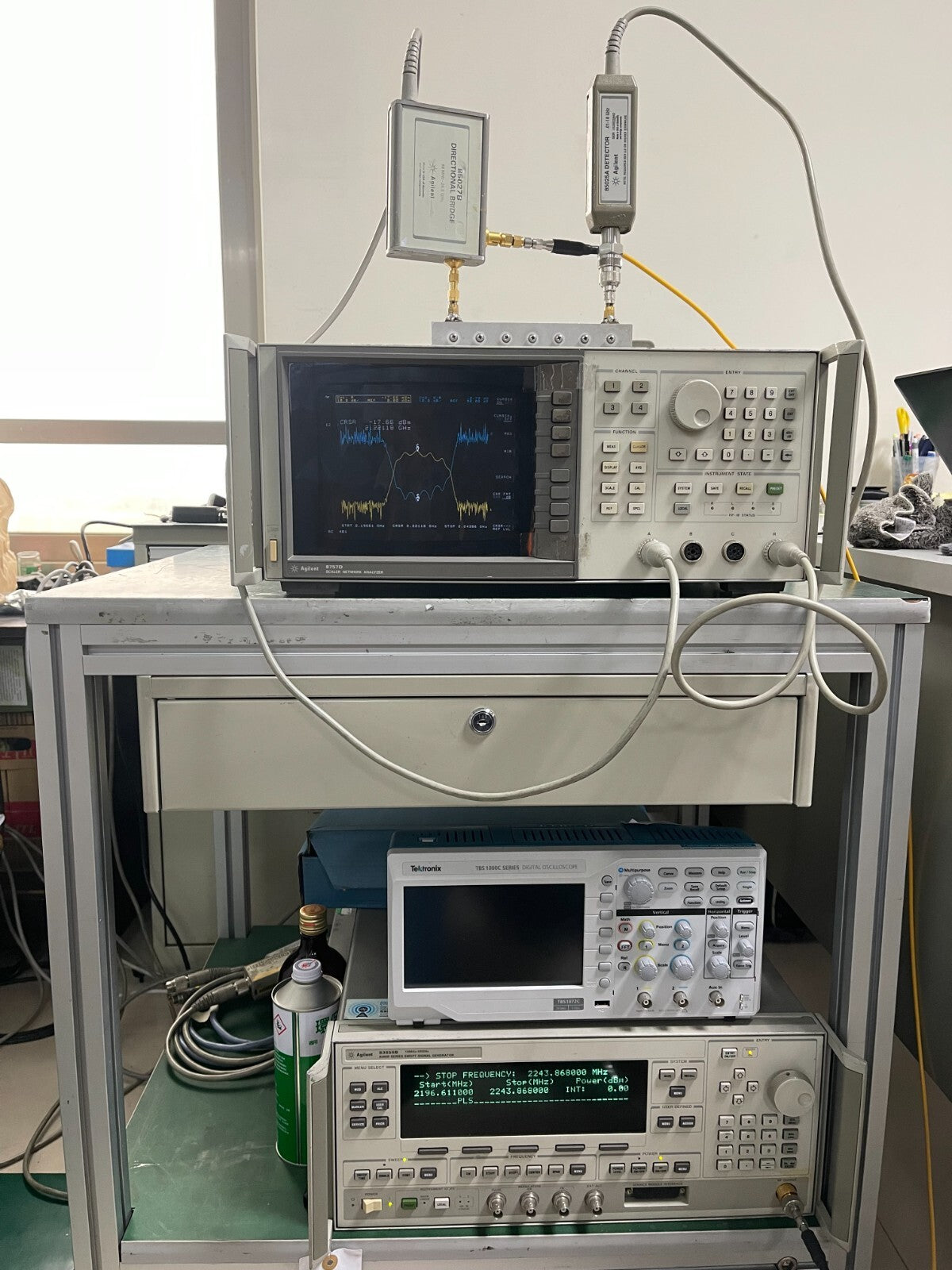Agilent 8757D Scalar Network Analyzer 10MHz - 110GHz W/ Opt 001 _ 6841