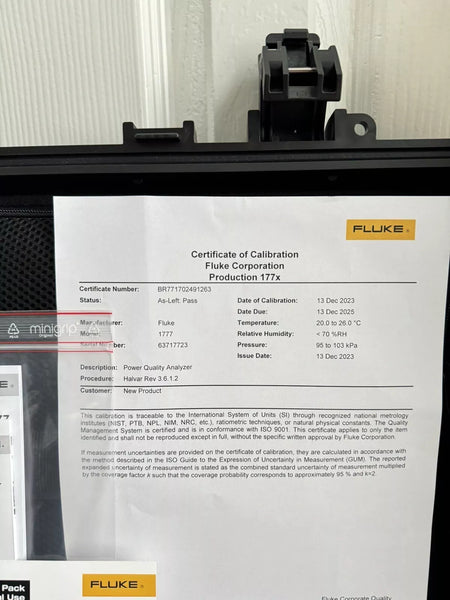 Fluke 1777 Three-Phase Power Quality Analyzer Calibrated 2025 / Factory Sealed