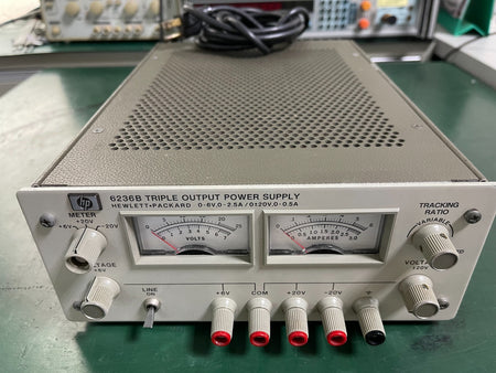 HP Agilent 6236B Triple Output DC Power Supply  0-20 V / 0-2.5A / 35 W