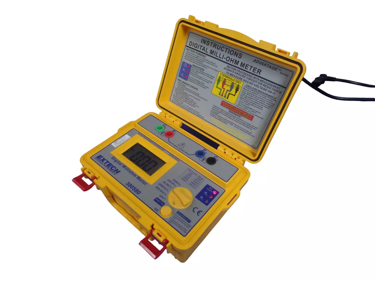 Extech 380580 Battery Powered Milliohm Meter