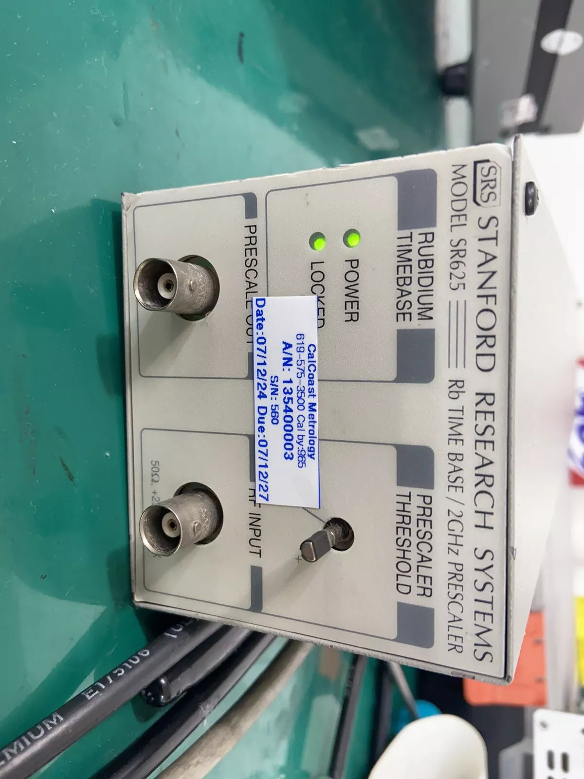 SRS Stanford Research SR620 12 Digit Frequency Counter 1.3 GHz 25 ps with Opt 01