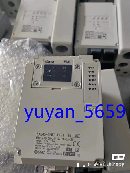 SMC EX245-SPR1-X171 Pneumatic Solenoid Valve Used Unit by DHL or Fedex