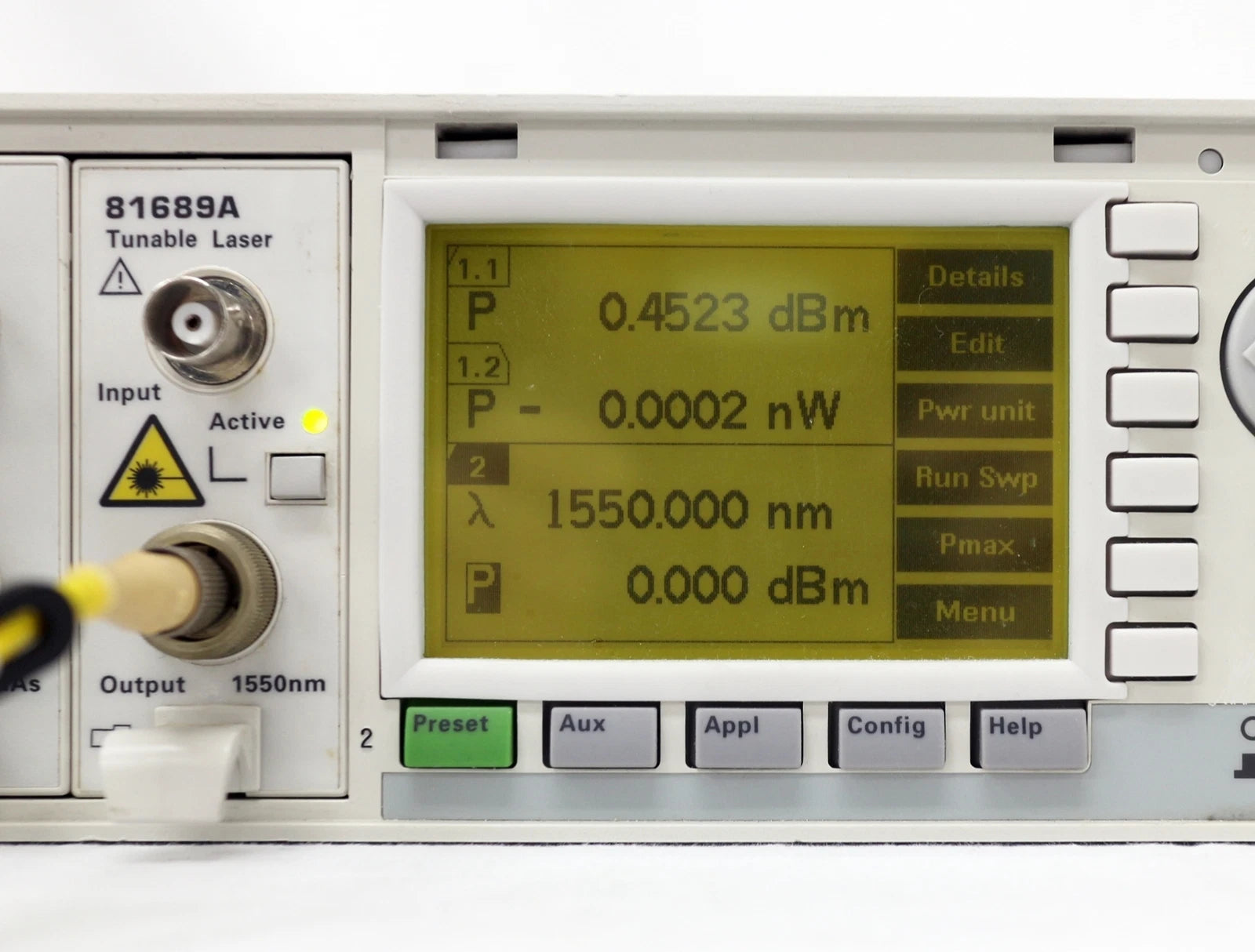 HP 8163A Lightwave Measurement System
