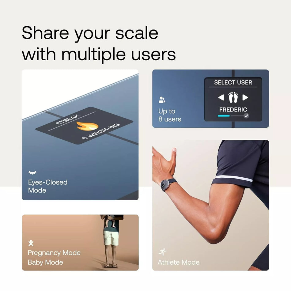 Withings Body Smart Scale - Wi-Fi Bluetooth for Weight, Fat, BMI & Body Composition