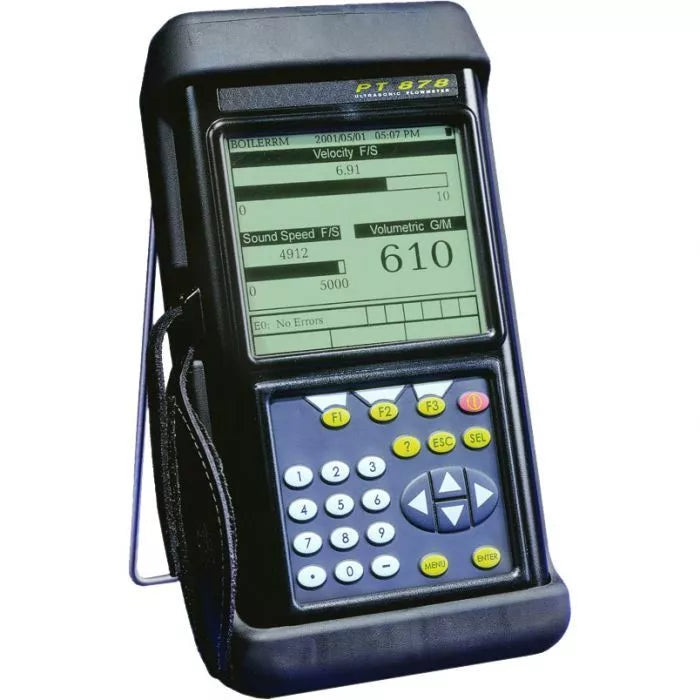 GE Panametrics PT878 Handheld Ultrasonic Flowmeter PT 878