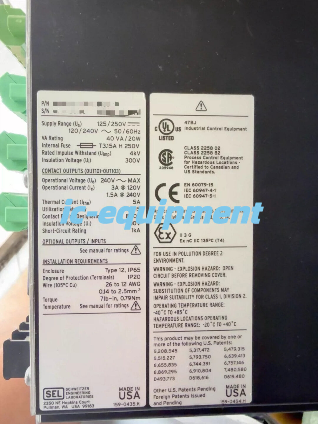 SEL-751A Electrical Feeder Protection Relay