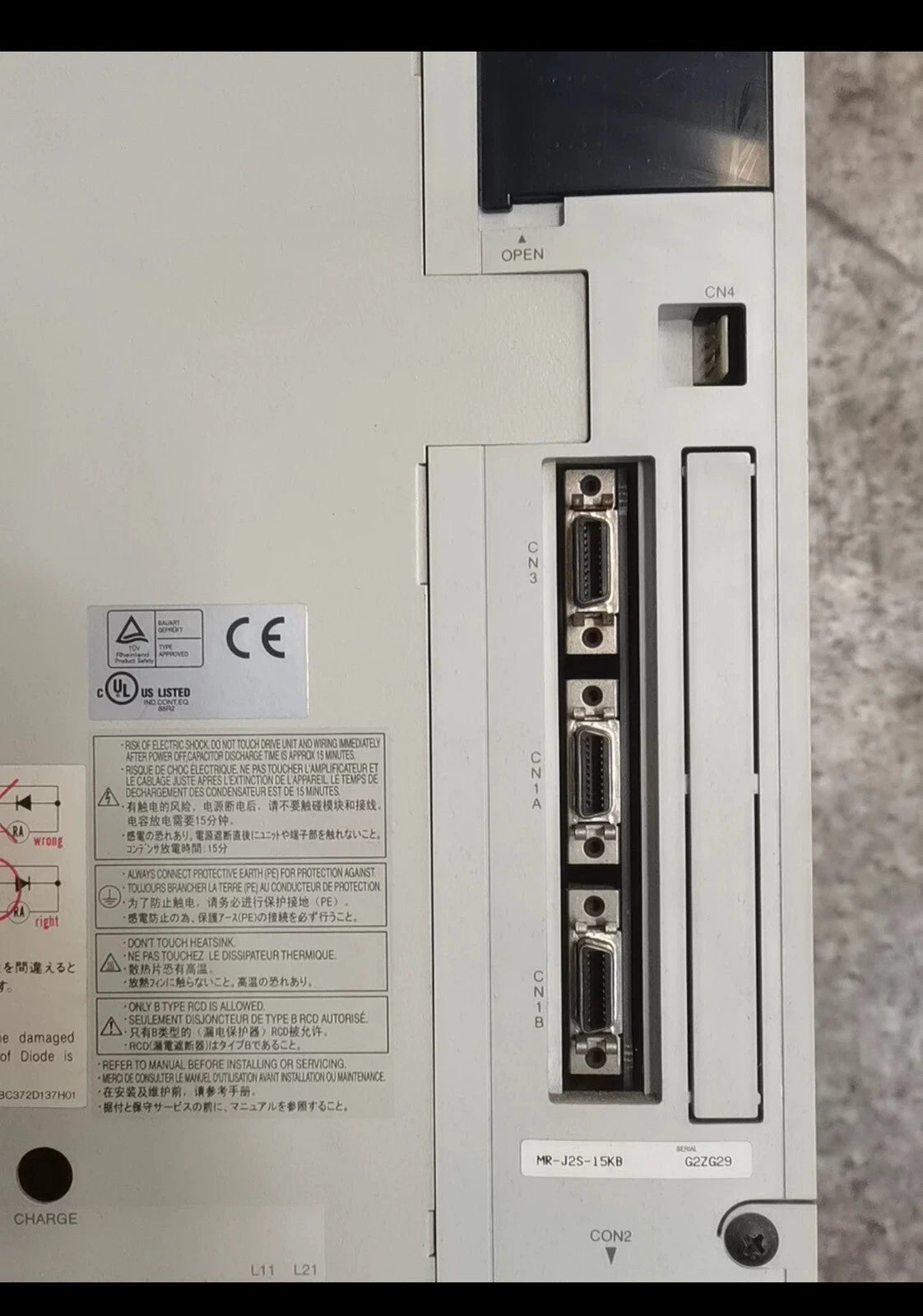 MR-J2S-15KB Servo Drive System Controller
