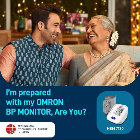 Omron HEM 7120 Digital Blood Pressure Monitor with Intellisense Technology