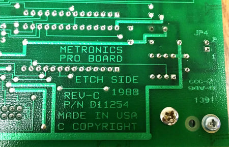 Metronics D11254 Rev-C Pro Board with Metronics QC3000 Graphics Card