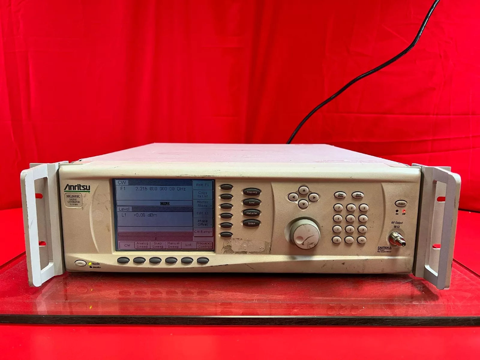 Anritsu MG3693C Broadband Signal Generator, 10 MHz to 31.8 GHz