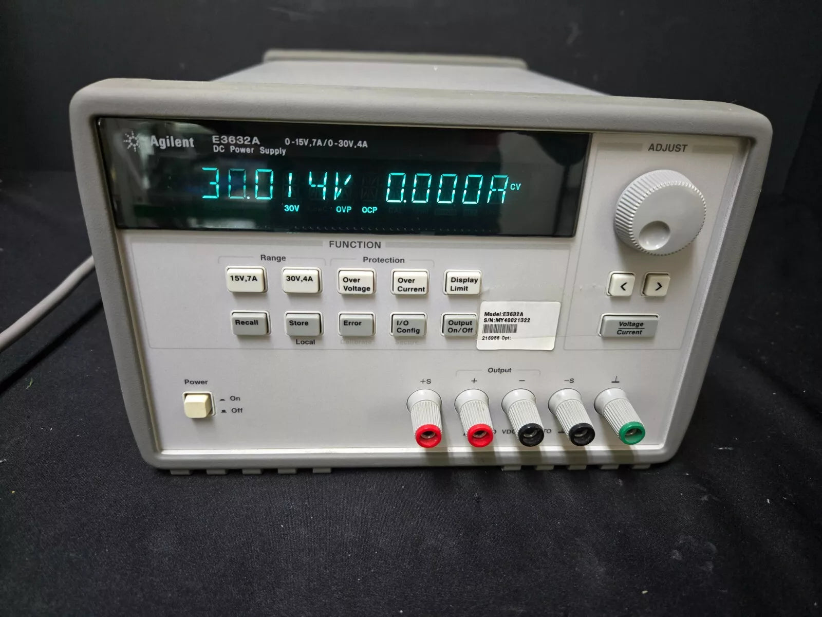 Agilent E3632A 0-15V 7A / 0-30V 4A DC Power Supply (1322)