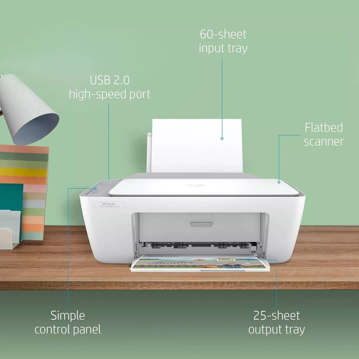 HP DeskJet Ink Advantage 2338 All-in-One Printer - Print, Copy, Scan