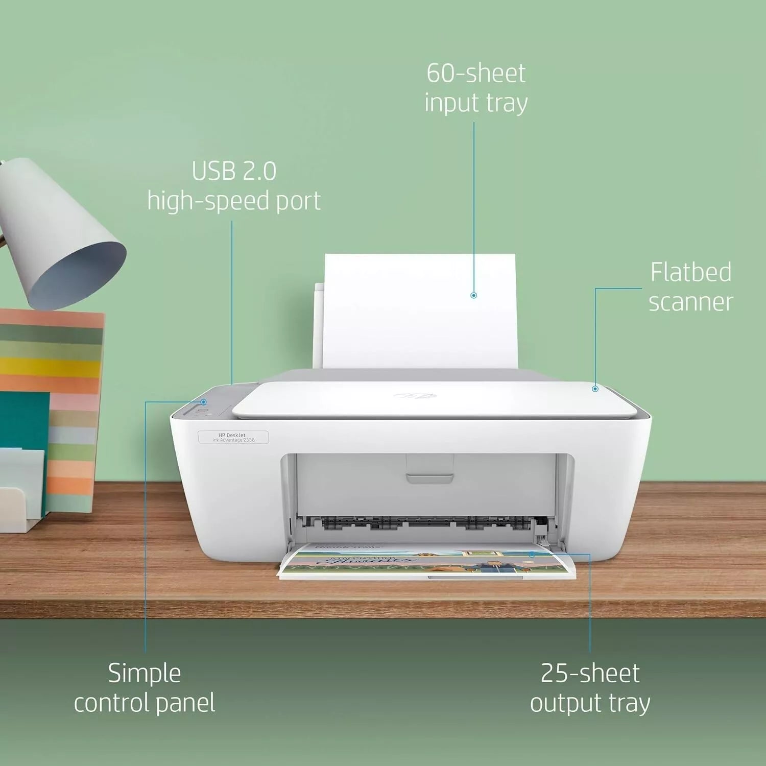HP DeskJet Ink Advantage 2338 All-in-One Printer - Print, Copy, Scan