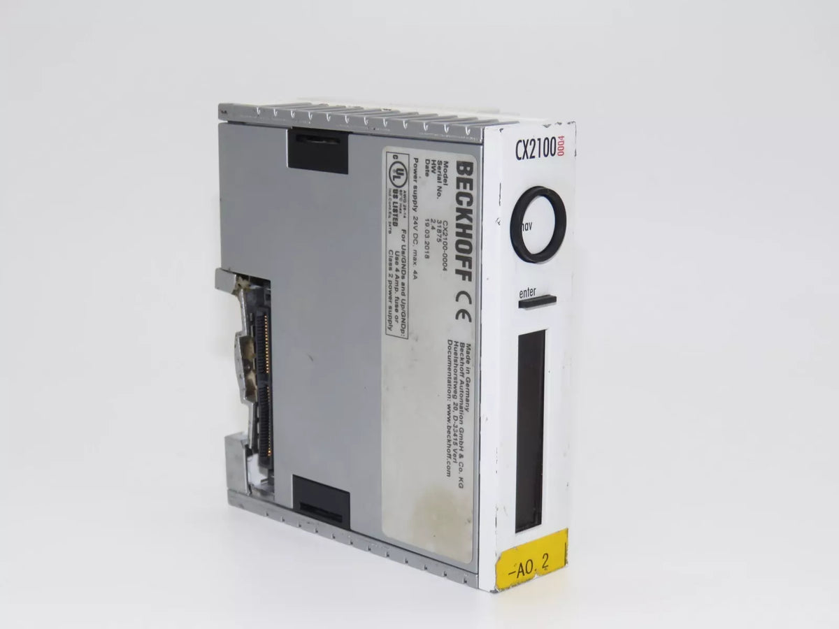 Beckhoff CX2100-0004 Power Supply Unit 45W 24VDC Adapter Terminal Connection