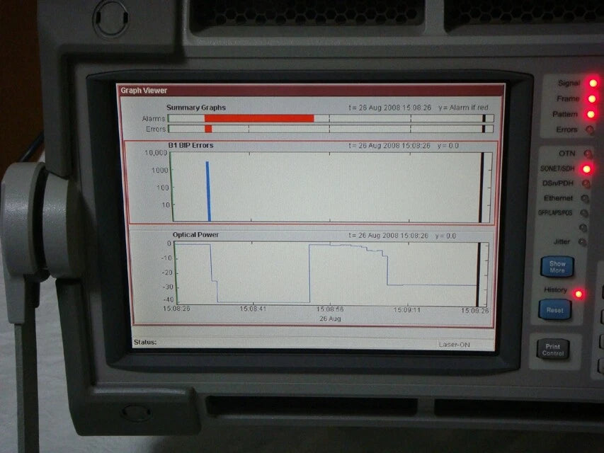 Agilent J7232A 004/106/325/330/610/UK6 OmniBER OTN Communications Analyzer
