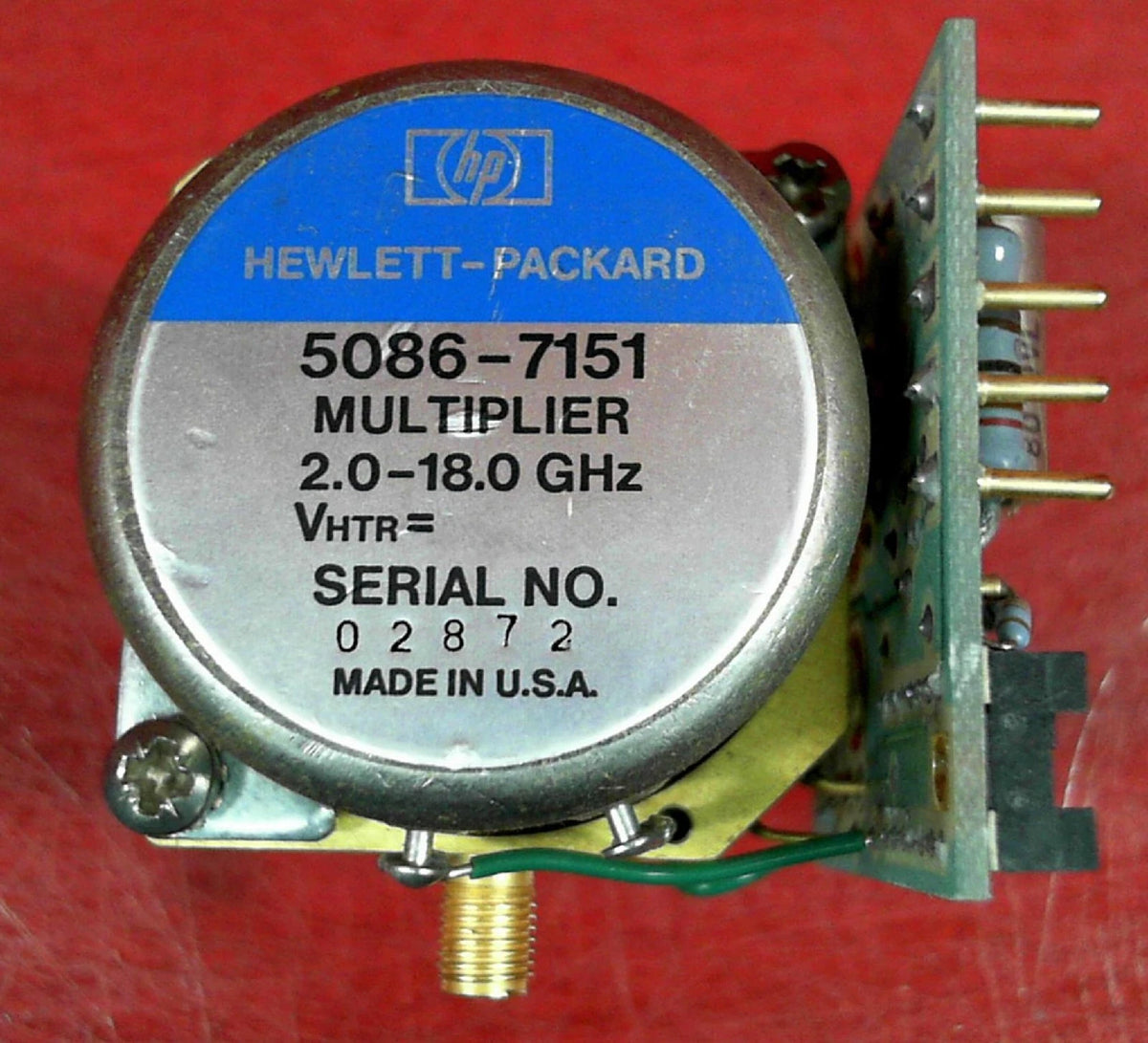 HP Agilent Keysight 5086-7151 / 5086-6151 YIG Tuned Multiplier 2.0-18.0 GHz
