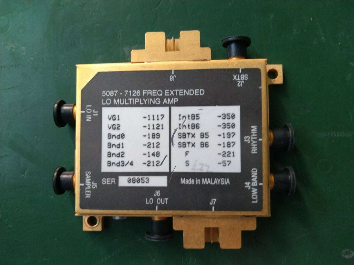 HP Agilent 5087-7126 FREQ EXTENDED LO Multiplying Amplifier for E4446A - XG eqpt