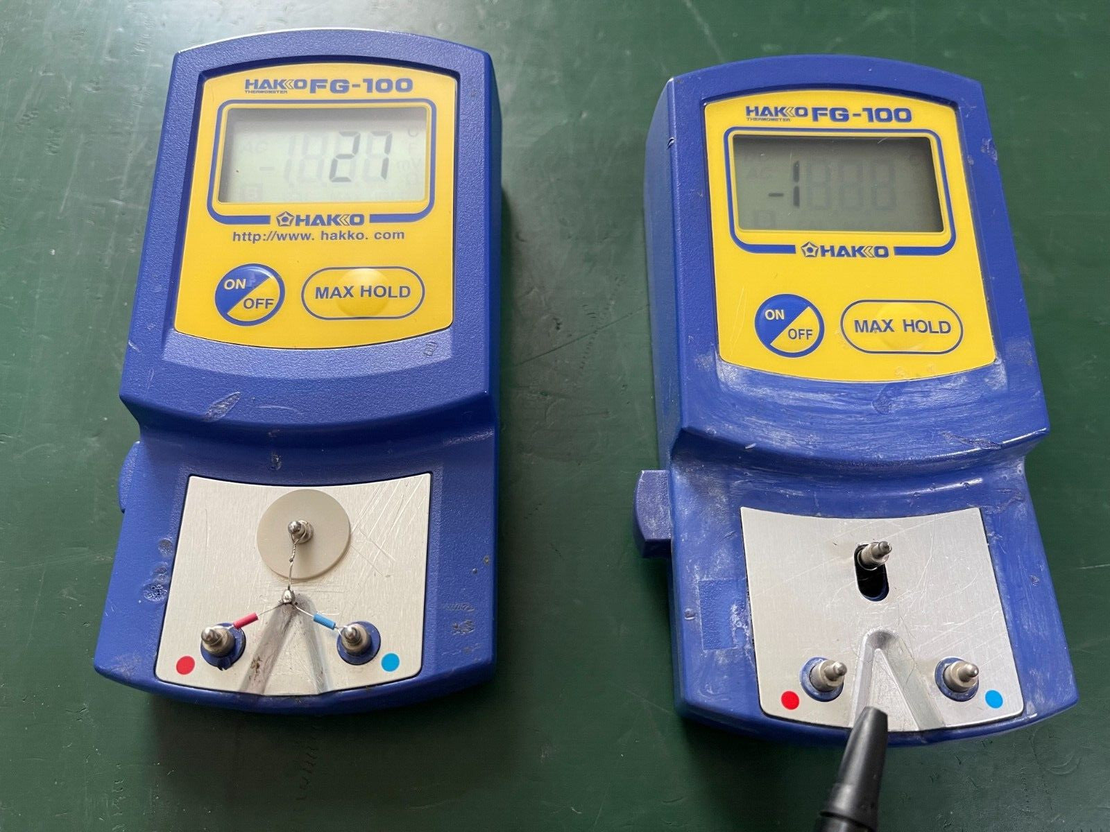 HAKKO FG-100 Thermometer. W/o test sensor lead - XG eqpt