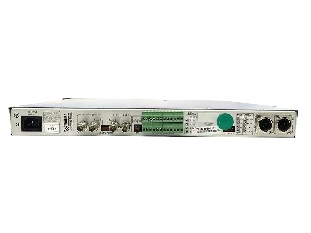 Wohler AMP1-V2DA 4-Channel AES Analog Audio Monitor