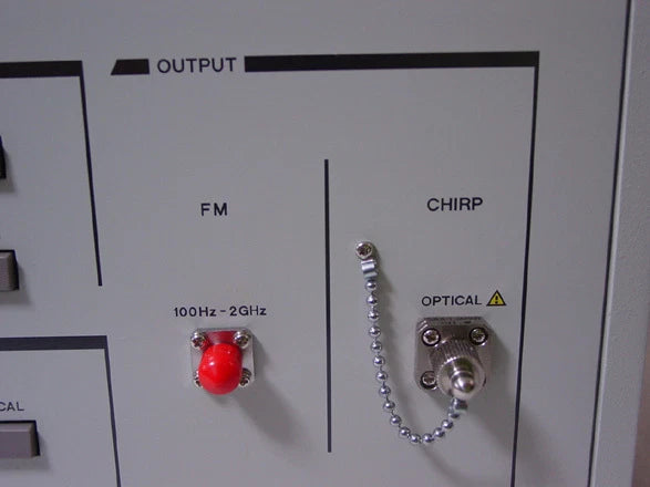 ADVANTEST Q7606BF 1510-1590nm 150GHz+-15GHz Optical Chirp Test set