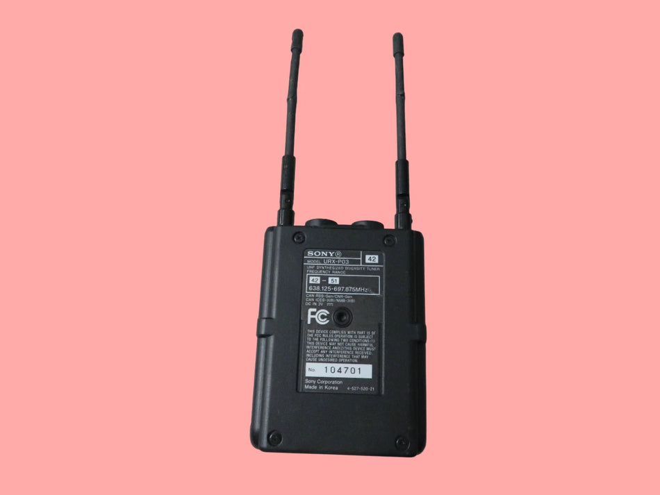 Sony URX-P03  UHF Synthesized diversity tuner - Free Shipping