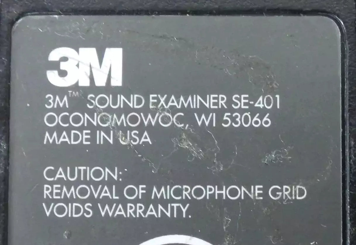 3M Sound Examiner SE-401 Sound Level Meter