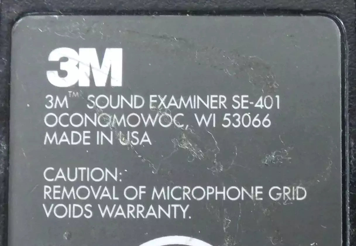 3M Sound Examiner SE-401 Sound Level Meter