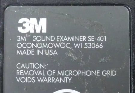3M Sound Examiner SE-401 Sound Level Meter
