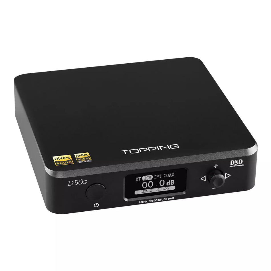 TOPPING D50s Audio Decoder Dual ES9038 DAC Bluetooth 5.0 LDAC DSD512 #W6701 WX