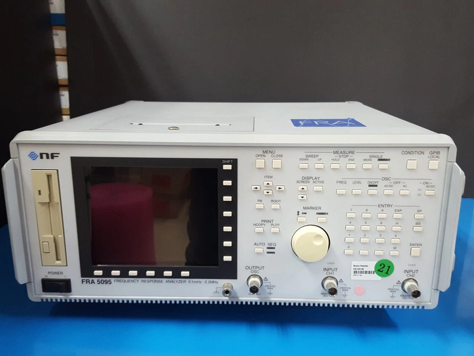 NF FRA5095: Frequency Response Analyzer, 0.1mHz-2.2MHz, Untested (6189)