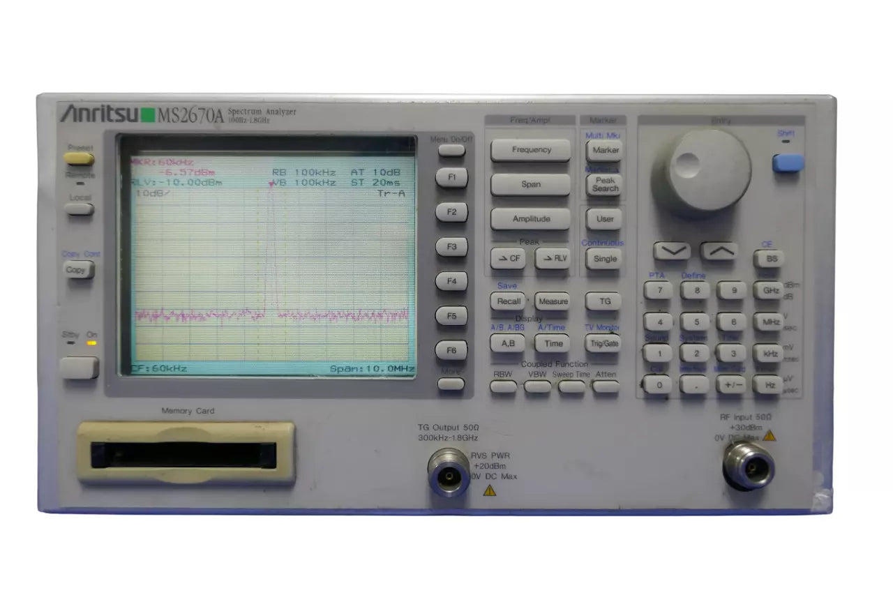 Anritsu MS2670A Spectrum Analyzer 100Hz-1.8GHz