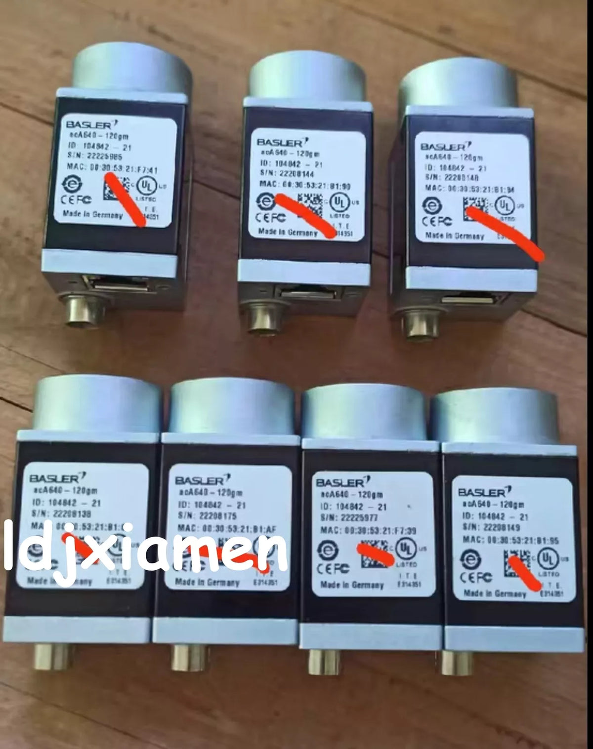 Used Basler industrial camera acA640-120gm in good condition #/ - XG eqpt