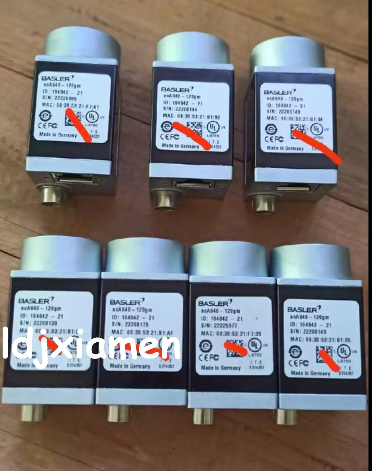 Used Basler industrial camera acA640-120gm in good condition #/ - XG eqpt