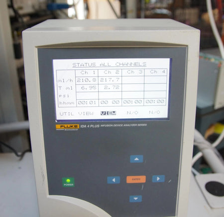 Fluke Biomedical / Bio Tek IDA 4 Plus Infusion Device Analyzer w/ Two Channels