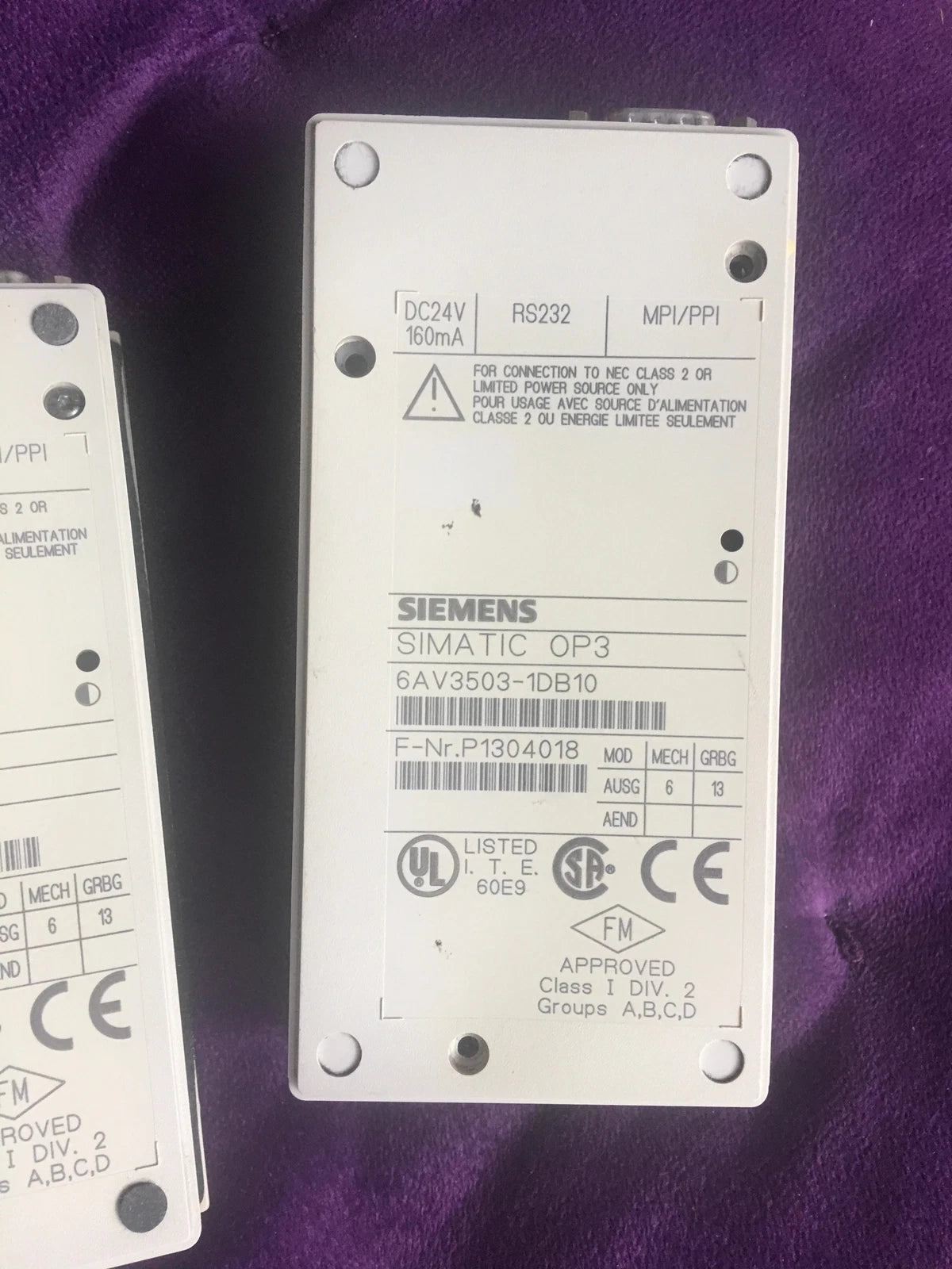 Siemens 6AV3503-1DB10 OP3: Product Details & Specifications