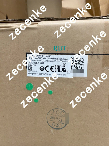 DELTA ECMA-E11820RS Motor Brand New