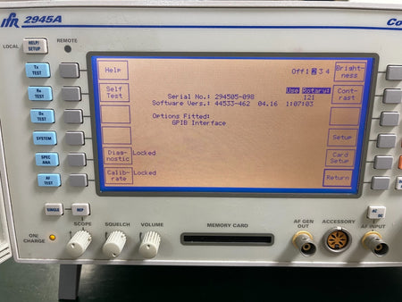 IFR Aeroflex Marconi 2945A Communication Service Monitor _505/098 - XG eqpt