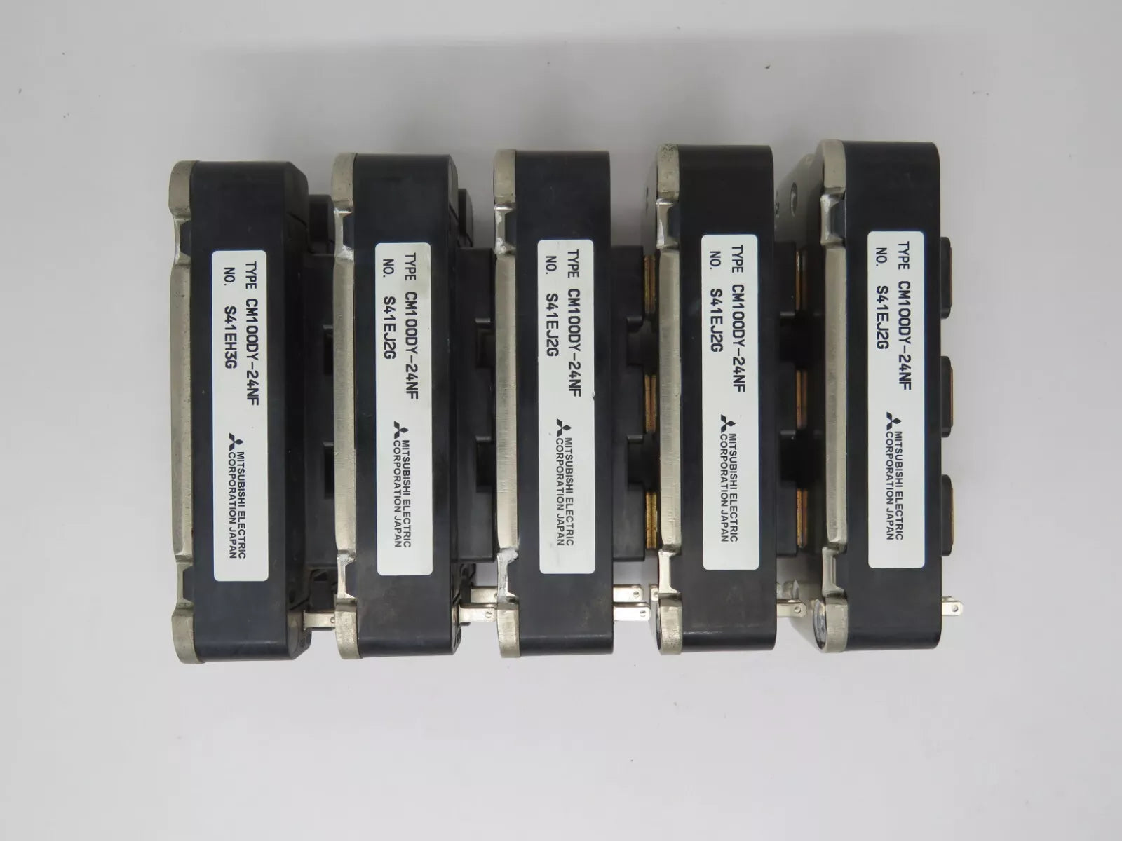 Set of 5 Mitsubishi CM100DY24NF Insulated Gate Bipolar Transistor
