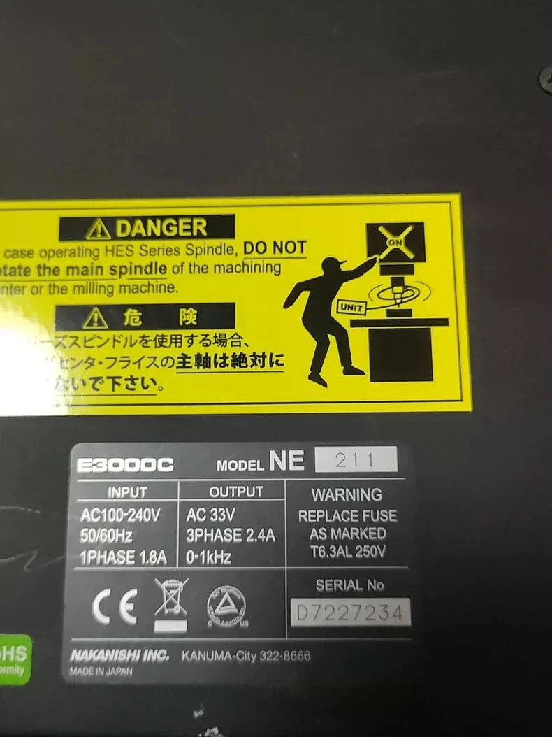 Used Tested Nakanishi E3000 NE211 E3000 Controller