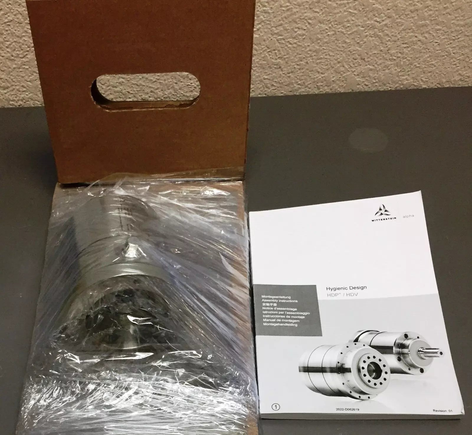 Beckhoff AG2800-HDV015S-MF1-7-1C1-1S SS Planetary Gearbox for AM883X Motors